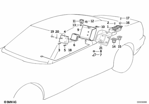Single Parts Loudspeaker for 1992 BMW 850Ci #1