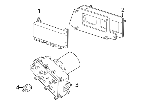 ABS Components for 2004 Land Rover Discovery #0