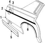 E45Y5427840A - Body: Outer Panel for Lincoln: Continental Image