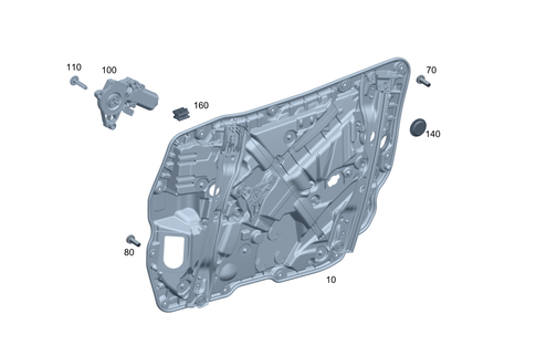 Front Window Lifters for 1991 Mercedes-Benz 350SD #0