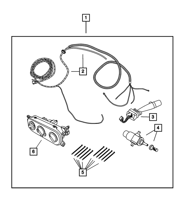 « 82210215 – Mopar Accessories - Component Parts : Fermeture Cablage (ensemble) pour Mopar Image »