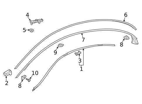 Exterior Trim - Roof for 2019 Mercedes-Benz AMG GT 63 #0