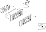 67328378663 - Heater and Air Conditioning: Interior Temperature Sensor Fan for BMW Image