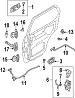 8971573770 - : Lock Rod for Isuzu Image