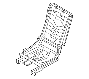 PAB88310800 - Body: Seat Frame for Porsche Image