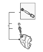 8P0615124A - Brakes: Caliper for Audi: TT, TT Quattro, TTS Quattro Image