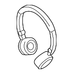 4H0051701A - : Headphone for Audi: A8 Quattro, S8 Image