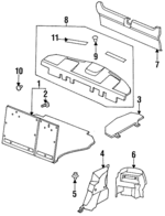 K2056883096 - Body: Trunk Mat for Kia: Sephia Image