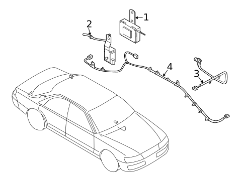 Antenna & Radio for 2004 INFINITI M45 #0