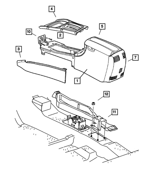 Consoles for 2001 Dodge Intrepid #1