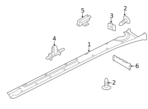 Exterior Trim - Pillars for 2012 Porsche 911 #2