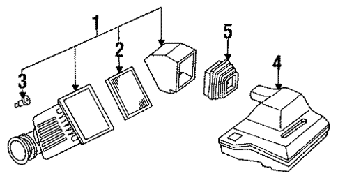 Air Inlet for 1994 Pontiac Trans Sport #0