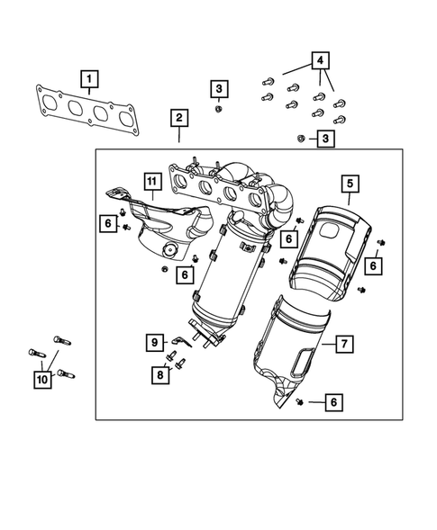 Manifolds and Vacuum Fittings for 2019 Jeep Compass #1