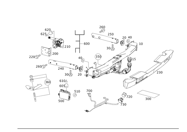 910105006014 - Trailer Coupling: Hexagon Head Bolt for Mercedes-Benz Image image