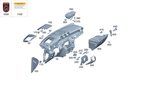 Instrument Panel for 2025 Mercedes-Benz GLC43 AMG #0