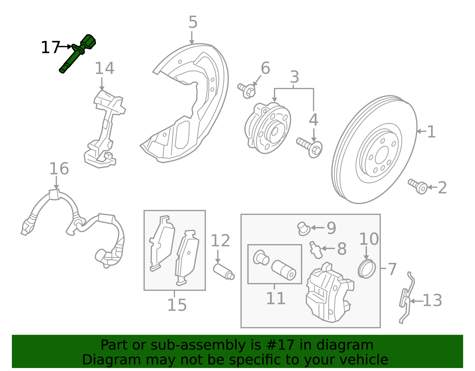 Volvo ABS Wheel Speed Sensor - Precise Brake Control - Part #32214293 ...