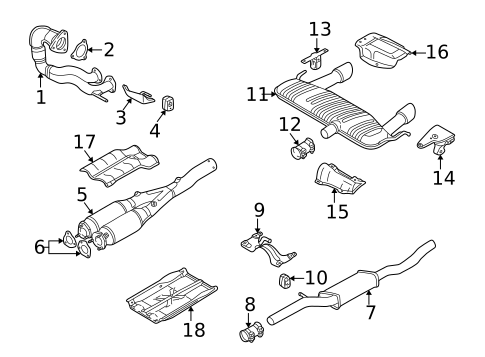 Exhaust Components for 2004 Audi TT #2