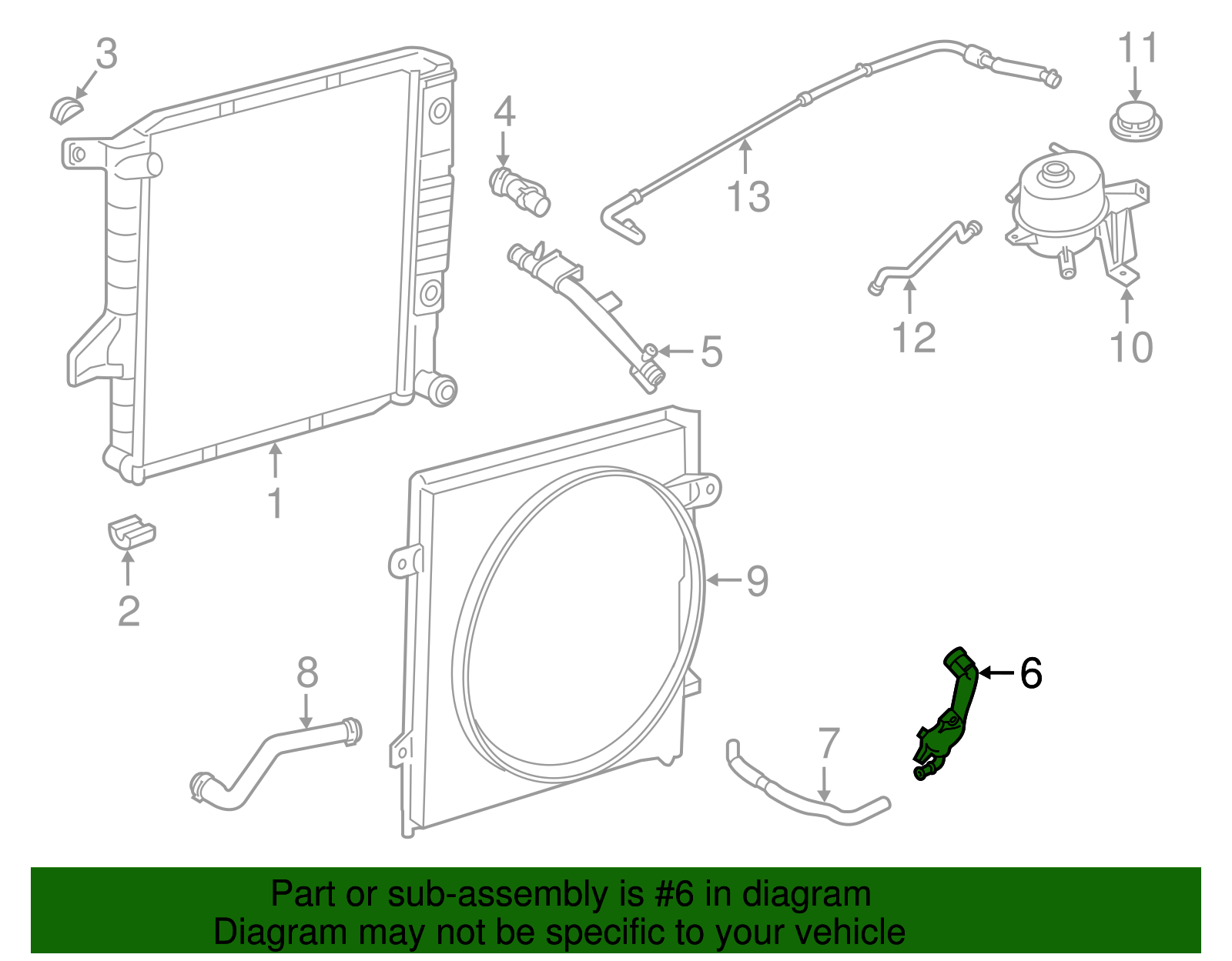 1L5Z-8K556-AF - Adapter 2001-2006 Ford Ranger | Big 3 Auto Parts