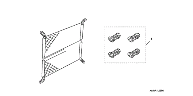 Cargo Net for 2010 Honda CR-V #0
