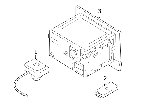 Navigation System Components for 2008 Audi R8 #0