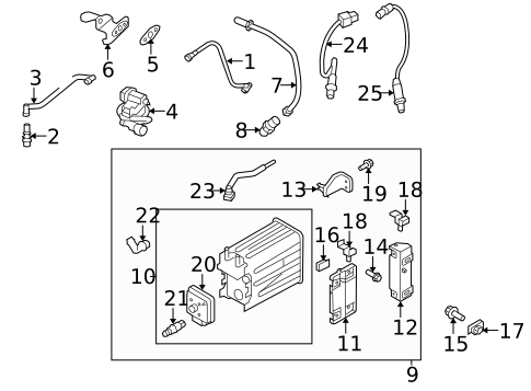 Evaporative System for 2010 Ford F-150 #0