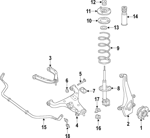 Front Suspension for 2004 INFINITI QX56 #0