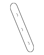 15895241 - : Part# 15895241 Front Driver Side Fender Ornament for Chevrolet: Corvette Image