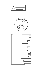 7459653010 - Body: Caution Label for Lexus: ES350, GS350, GS450h, GS460, GX460, GX470, HS250h, IS F, IS250, IS350, LS460, LS600h, RX350, SC430 Image