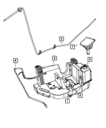 68018912AD - Electrical: Windshield Washer Hose for Mopar Image