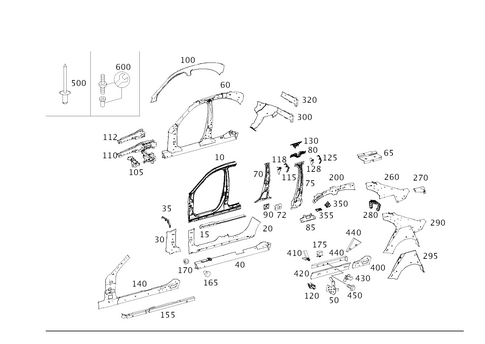 Side Panels for 2016 Mercedes-Benz S550e #0
