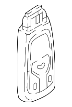 8W0959754DBTKE - : Keyless Entry Transmitter for Audi: A5 Sportback, S4, S5, S5 Sportback, SQ5 Image