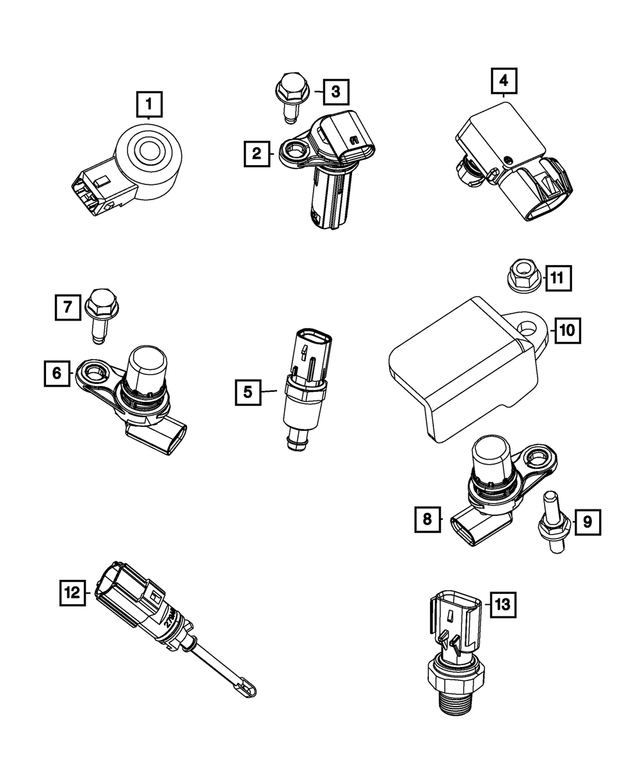 « 68194618AA – Electrical : Capteur Ecran pour Mopar Image »