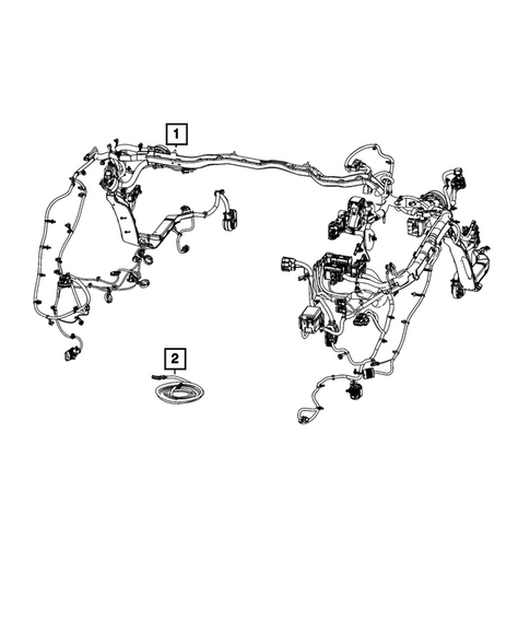 Wiring, Headlamp to Dash for 2026 Ram 1500 #2