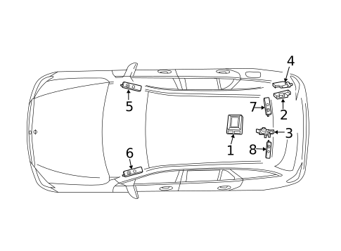 Antenna & Radio for 2020 Mercedes-Benz E63 AMG S #1