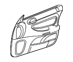 UL321DVAC - Body: Door Interior Trim Panel for Chrysler: Sebring | Dodge: Stratus Image