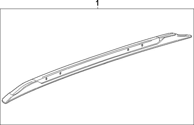 42840695 - : Part# 42840695 F Rail for Chevrolet: Trax Image