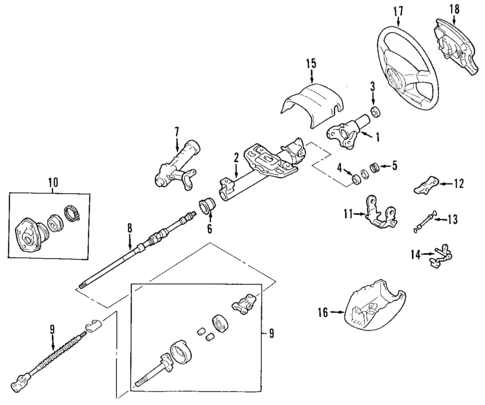 Steering Wheel for 2000 Toyota Land Cruiser #0