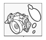 11518074234 - Cooling System: Water Pump Assembly for BMW Image
