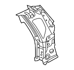 95215288 - Body: Rear Panel for Chevrolet: Aveo, Aveo5 | Pontiac: G3 Image