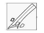 8Y0867233BVU5 - Body: Windshield Pillar Trim for Audi Image
