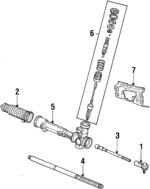 FO3Z3280B - Steering: Outer Tie Rod for Ford: Escort, EXP, Tempo | Mercury: Lynx, Topaz Image