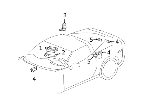 Electrical Components for 2013 Chevrolet Corvette #2