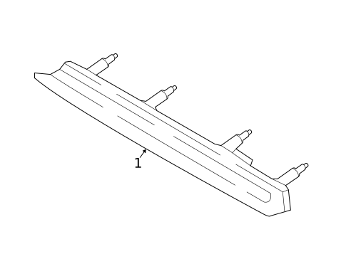 High Mounted Stop Lamp for 2023 Hyundai Kona Electric #0