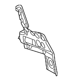 3C5813528 - Body: Rear Body Reinforcement for Volkswagen Image