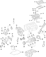 JT4Z6250A - : Engine Camshaft for Ford: Bronco, Explorer, F-150, Police Interceptor Utility, Ranger | Lincoln: Aviator Image