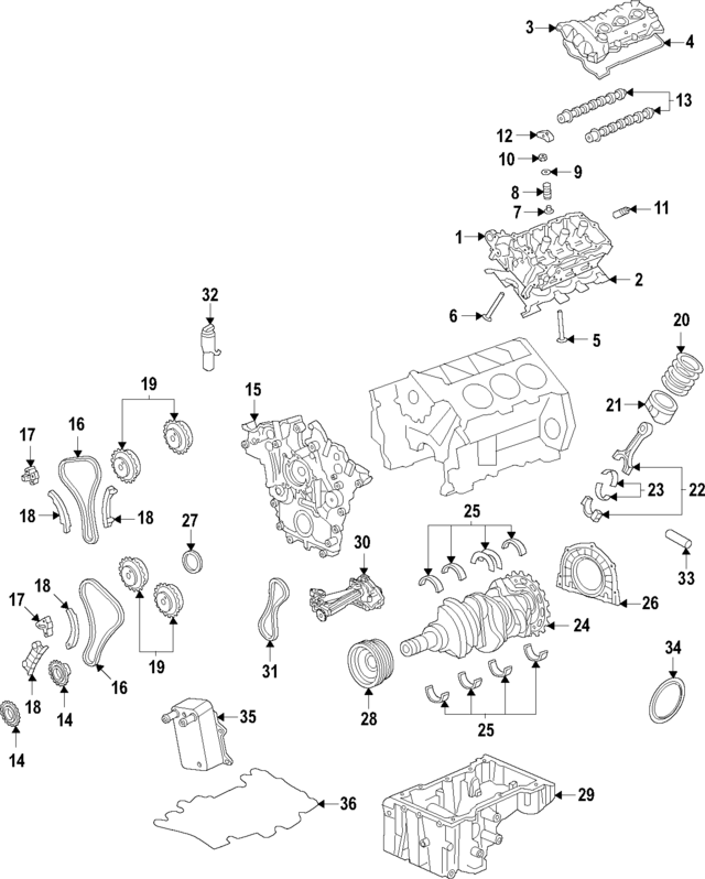 ML3Z6108D - : Piston for Ford: Bronco, F-150, Ranger Image