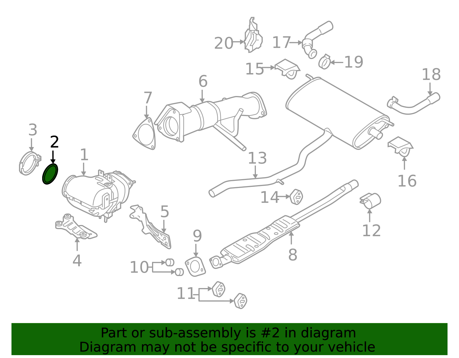 Genuine Gasket for | Part# 31316724 | Over 30% Off All Genuine Volvo ...