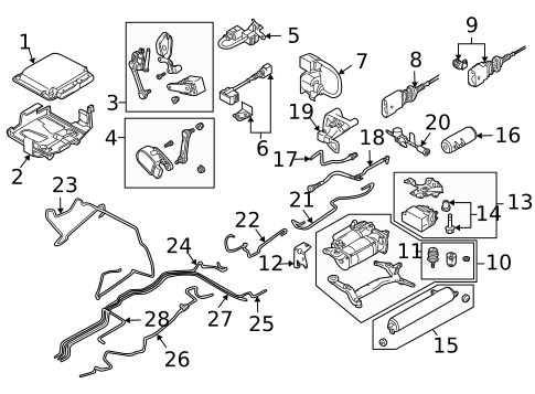 Ride Control Components for 2010 Volkswagen Touareg #0