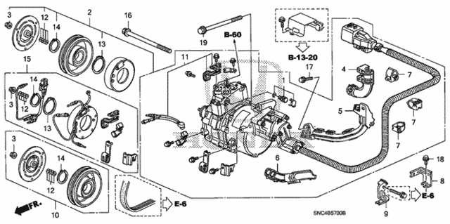A/C Compressor for 2006 Honda Civic #0