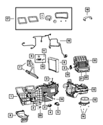 68048904AA - Air Conditioners and Heaters: A/c And Heater Wiring for Dodge: Ram 1500, Ram 2500, Ram 3500 | Ram: 1500, 2500, 3500 Image